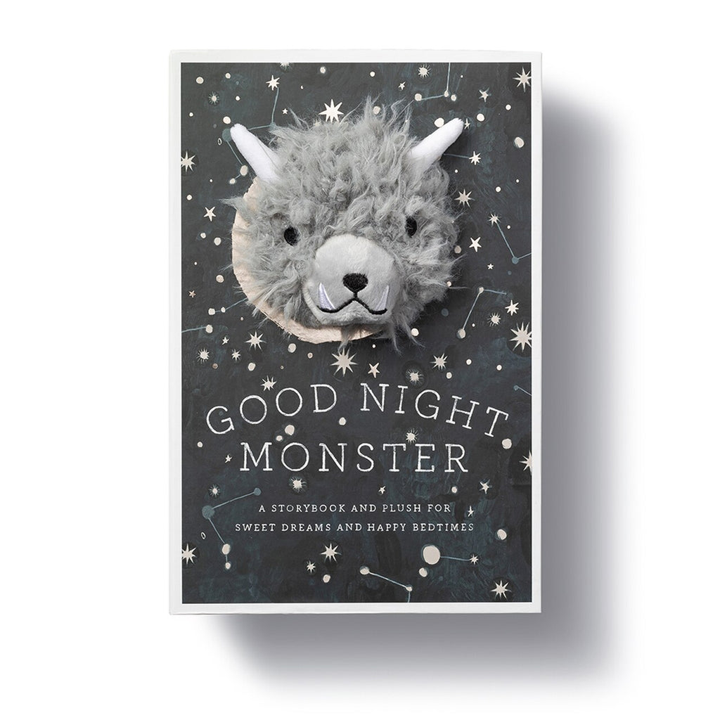 Good Night Monster Gift Set Book and Toy Adoreu Baby Shop Launceston Tasmania Compendium