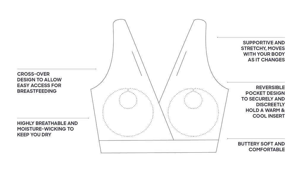 Postpartum Bralette Reversible Bare Mum Adoreu Baby Shop Launceston Tasmania