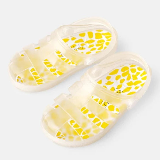 Freddie Jelly Slide Sandal Yellow Adoreu Baby Shop Launceston Tasmania Walnut Shoes