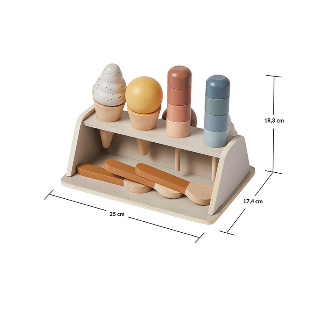 Ice Cream Set Activity Toy by Fleaxa Adoreu Baby Shop Launceston Tasmania Danish By Design