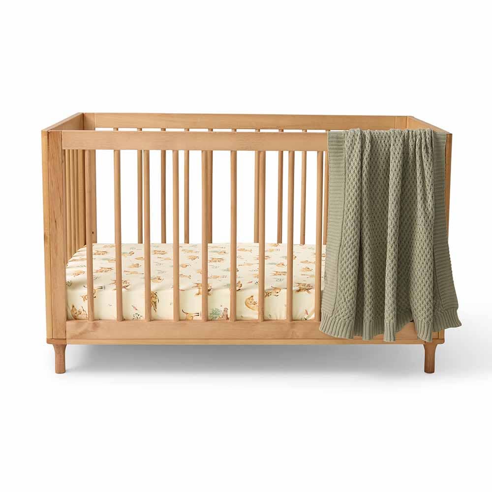 Kanga Organic Baby Fitted Cot Sheet Adoreu Baby Shop Launceston Tasmania Snuggle Hunny