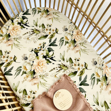 Ivy Bassinet Sheet Adoreu Baby Shop Launceston Tasmania Mini & Me