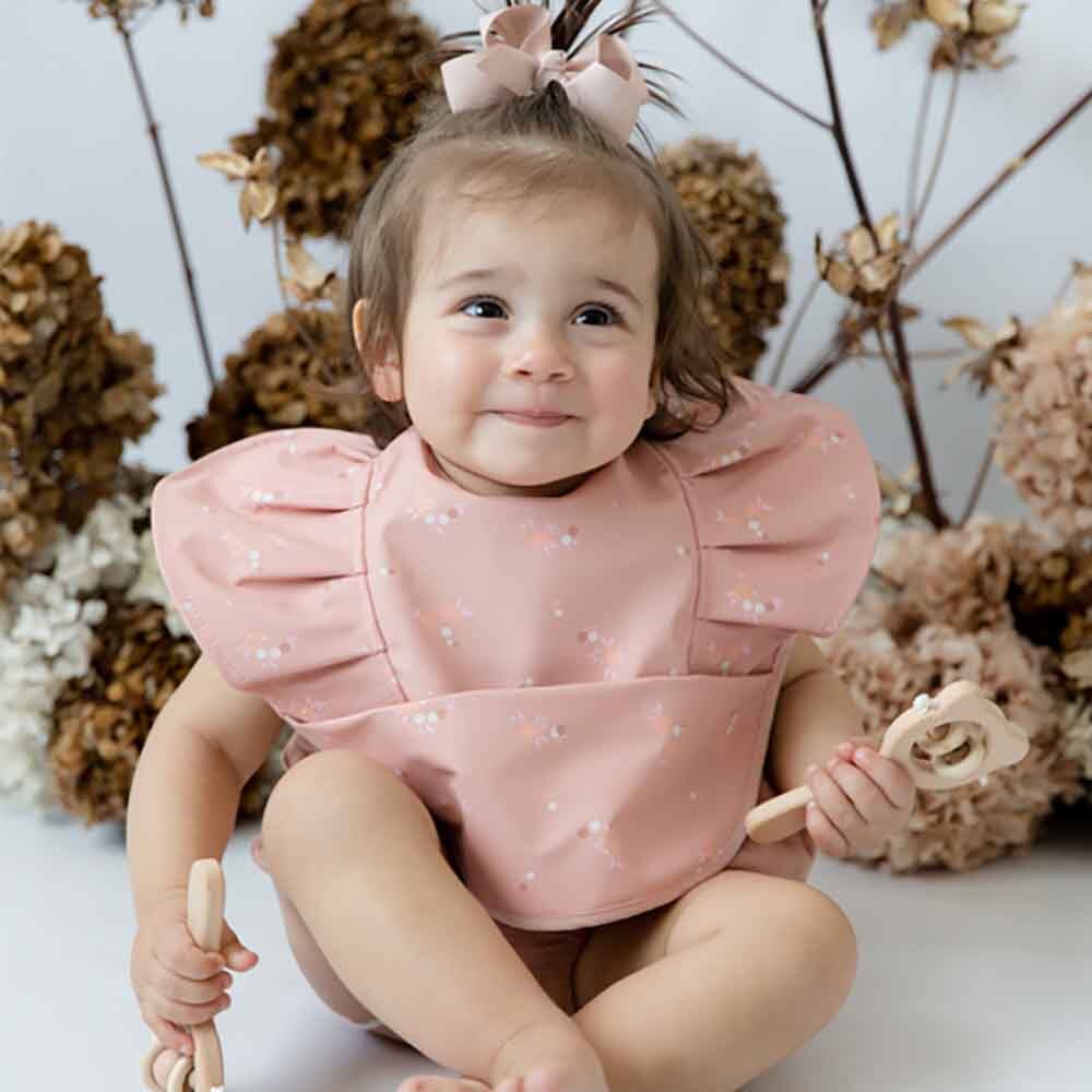 Snuggle Bib Daisy Frill Adoreu Baby Shop Launceston Snuggle Hunny