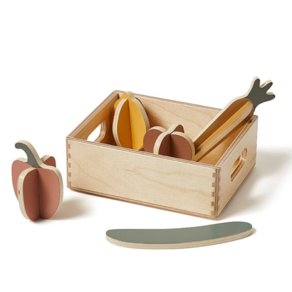 Vegetable Set activity toy by Flexa Adoreu Baby Shop Launceston Tasmania Danish By Design