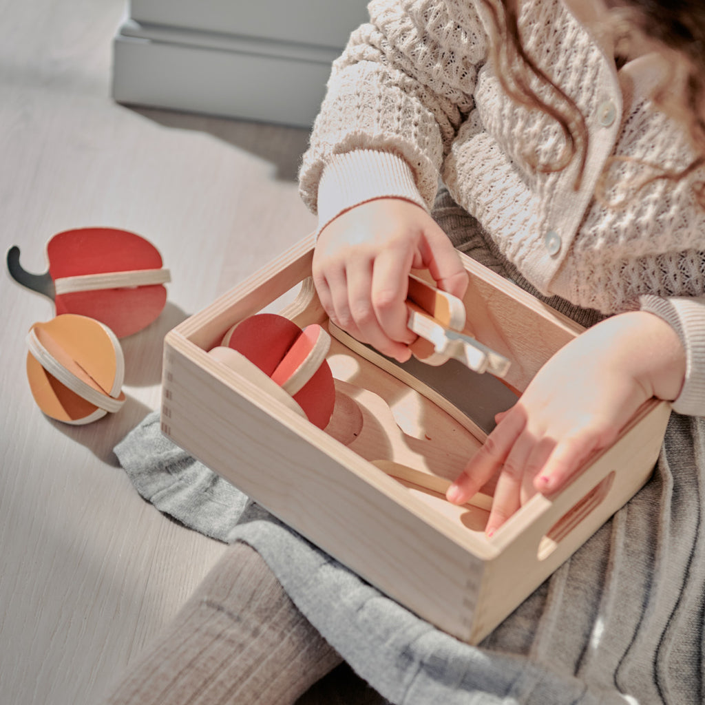 Vegetable Set activity toy by Flexa Adoreu Baby Shop Launceston Tasmania Danish By Design