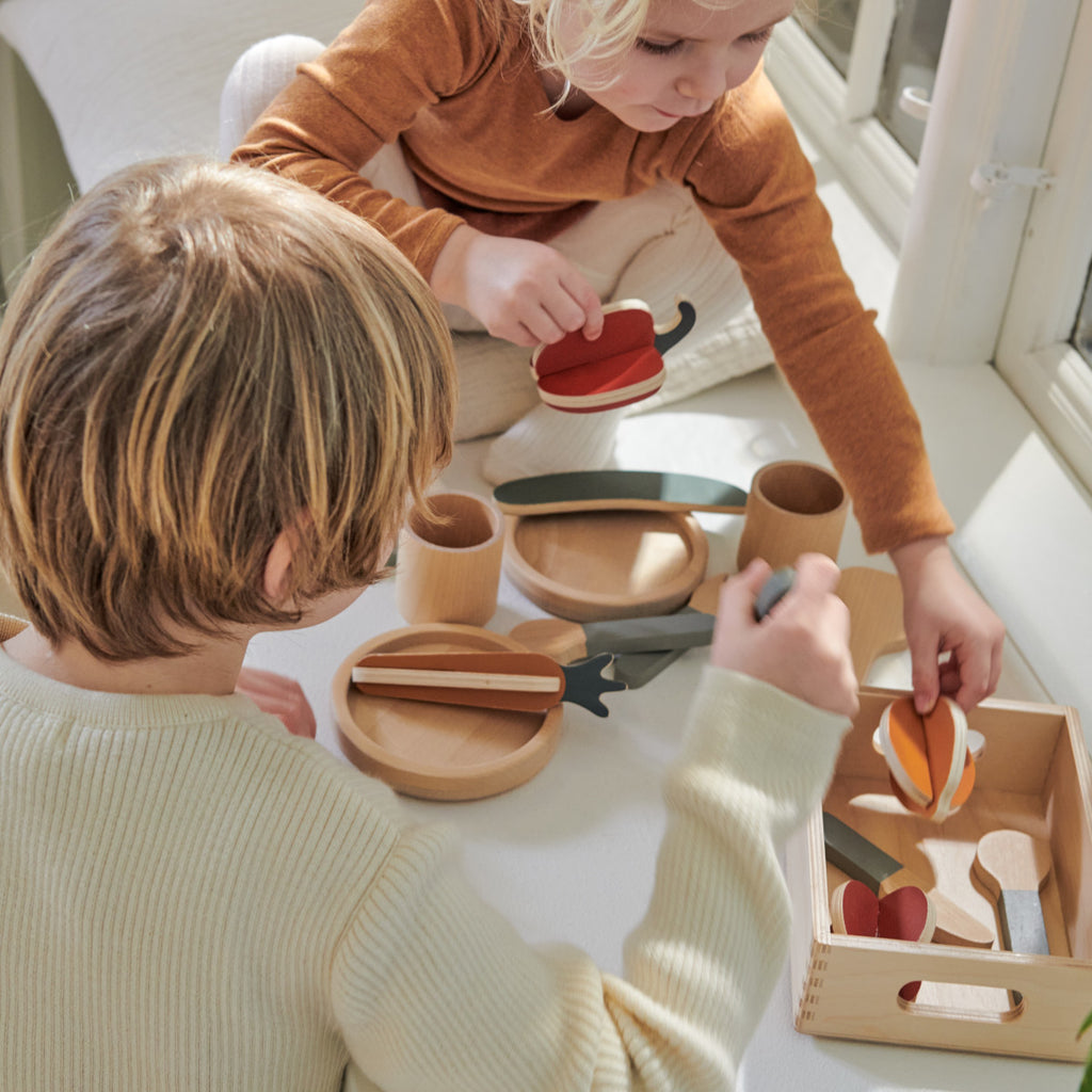 Vegetable Set activity toy by Flexa Adoreu Baby Shop Launceston Tasmania Danish By Design