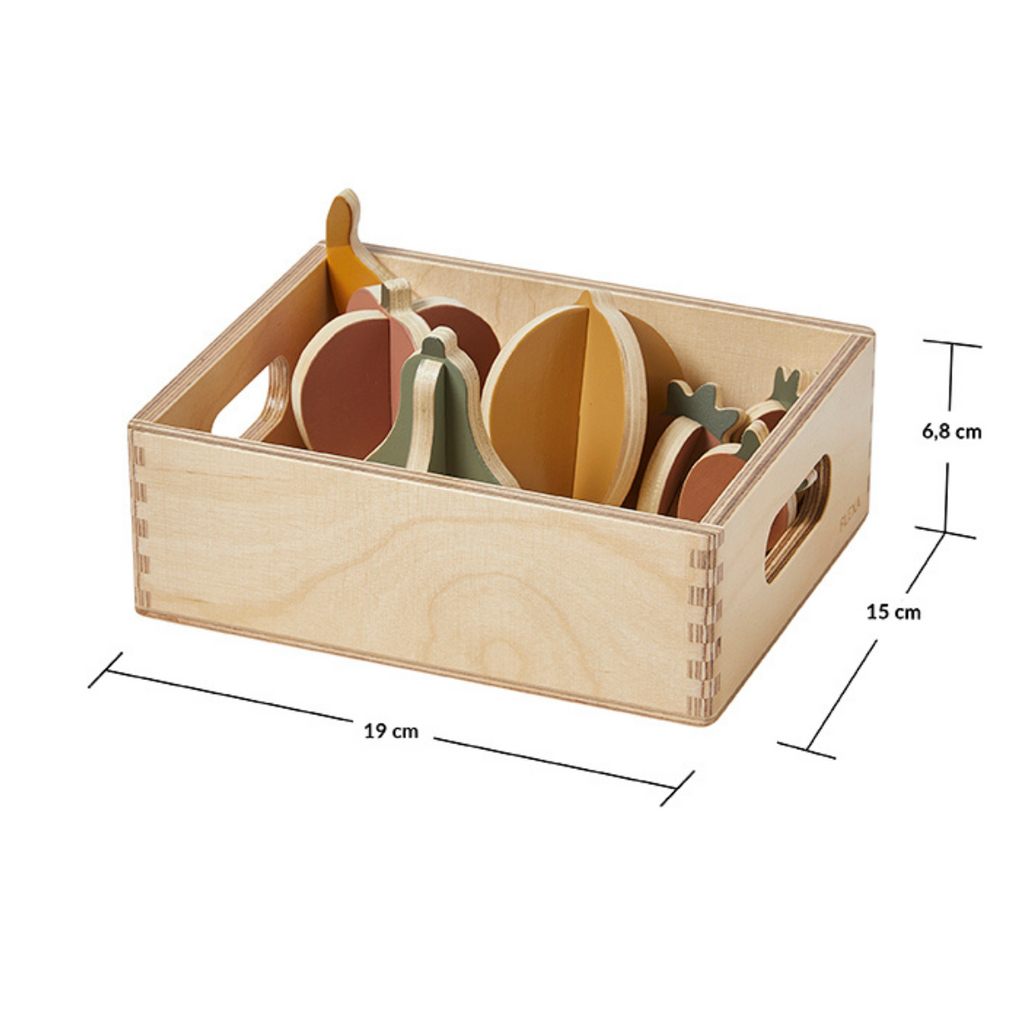 Vegetable Set activity toy by Flexa Adoreu Baby Shop Launceston Tasmania Danish By Design