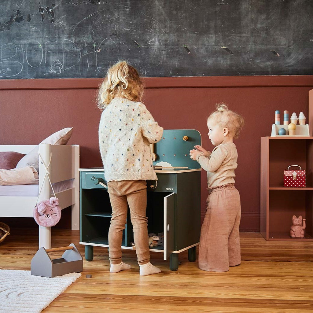 Workbench Deep Green Activity Toy by Flexa Adoreu Baby Shop Launceston Tasmania Danish By Design