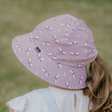 Ponytail Bucket Hat with Strap Dragonfly Adoreu Baby Shop Launceston Bedhead Hats