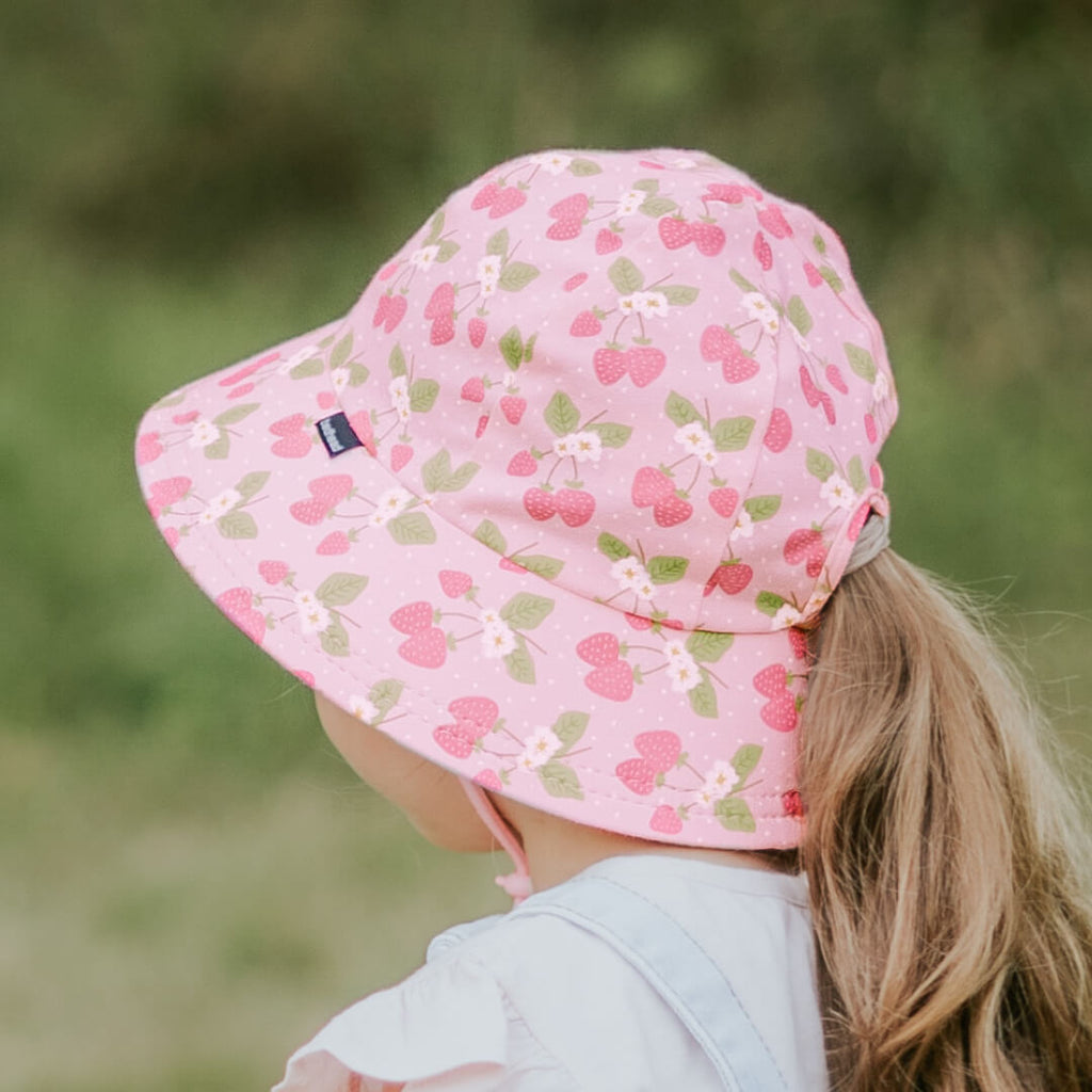 Ponytail Bucket Sun Hat Strawberry Adoreu Baby Shop Launceston Tasmania Bedhead Hats