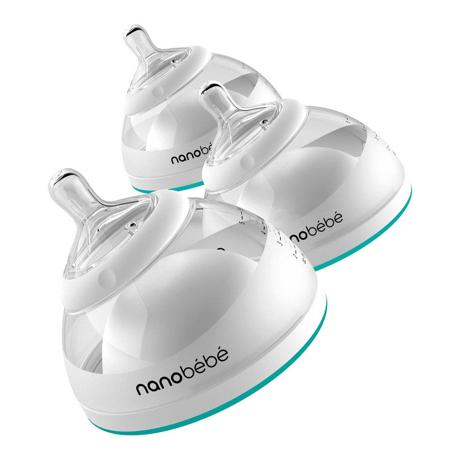 Breastmilk Bottle Triple Pack | Teal | Nanobebe launceston baby shop adoreu baby 