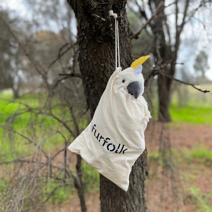 Cockatoo Soft Toy Furfolk Adoreu Baby Shop Launceston Tasmania