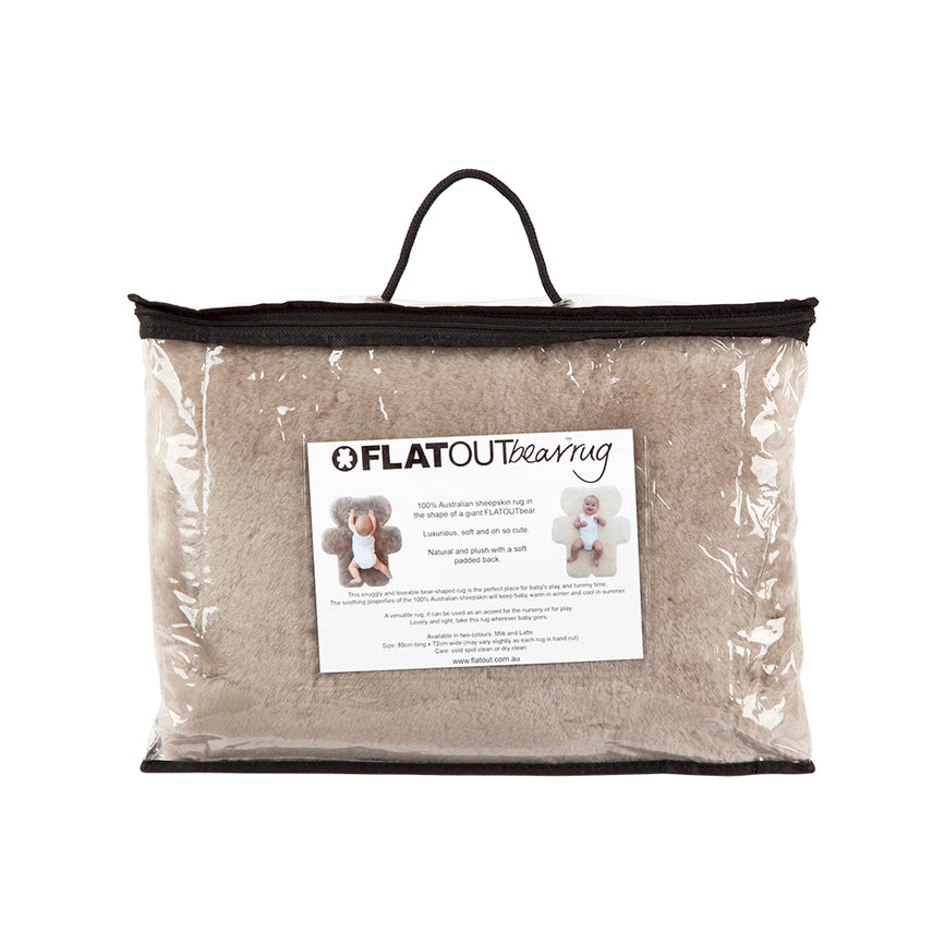 Bear Rug Latte Flatout Bear Australia Adoreu Baby Shop Launceston Tasmania