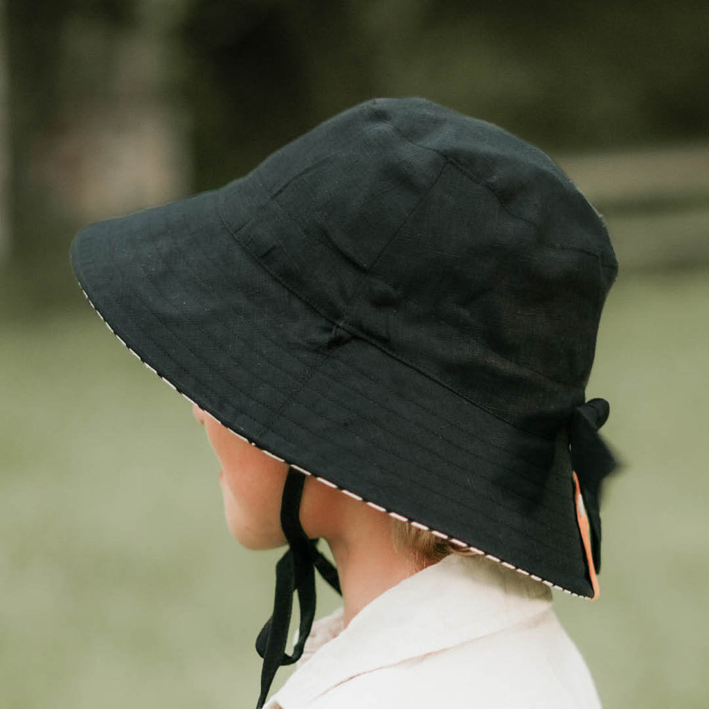 Explorer Kids Reversible Classic Bucket Hat Bobbie/Ebony Adoreu Baby Shop Launceston Tasmania Bedhead Hats