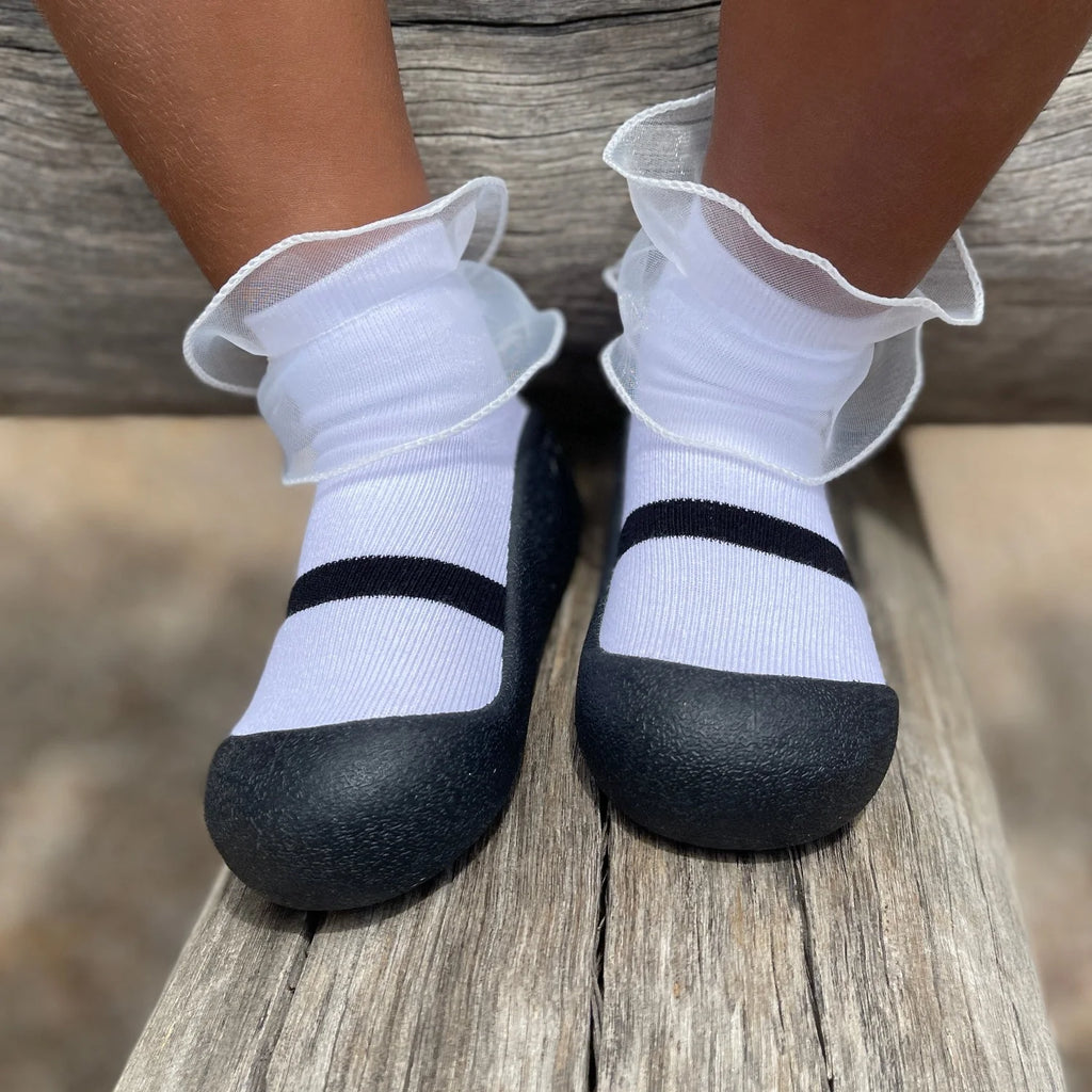 Sole Sox Chiffon Frill Adoreu Baby Shop Launceston Tasmania Sole Sox