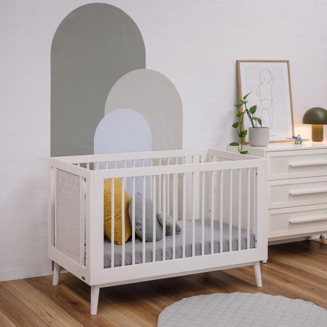 Nursery Lila In Cot Baby Direct Cot Shop - Main Image