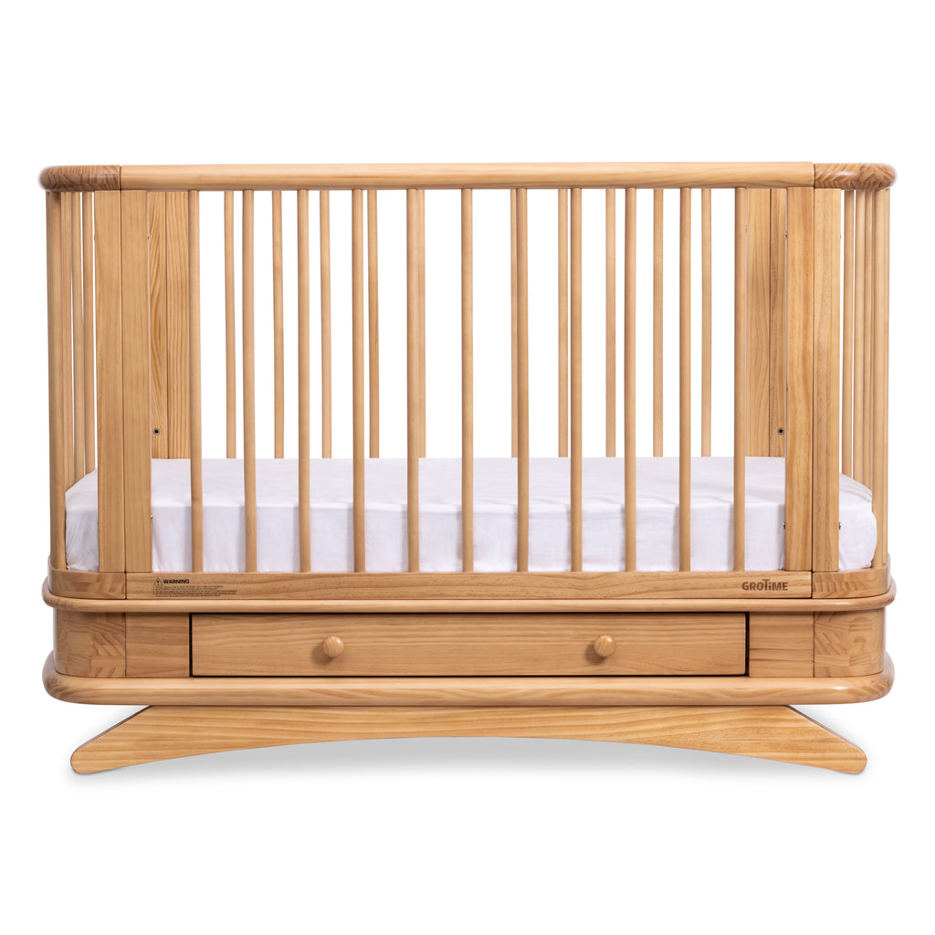 Grotime Kingsley Cot & Mattress Package – Natural (Pre‑Order for May ...