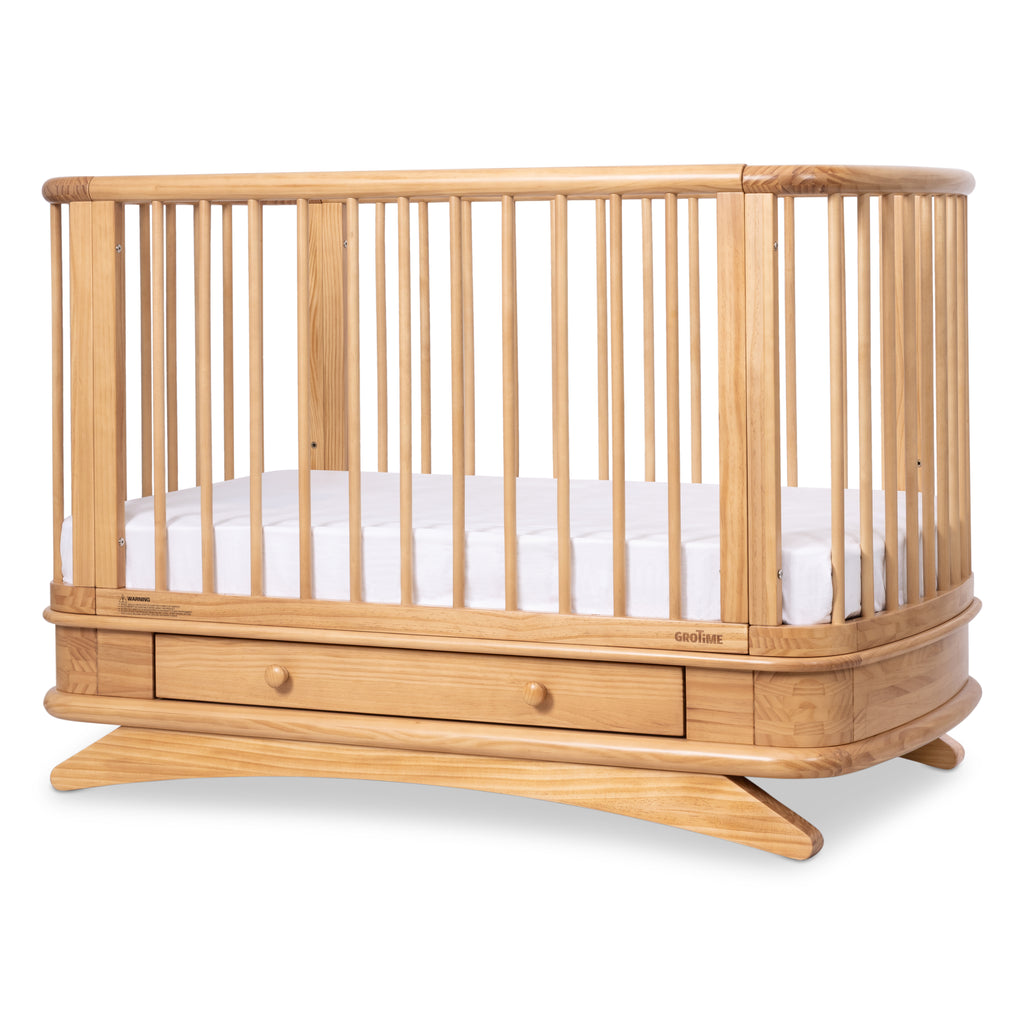 Grotime Kingsley Cot & Mattress Package – Natural (Pre‑Order) – adoreu ...