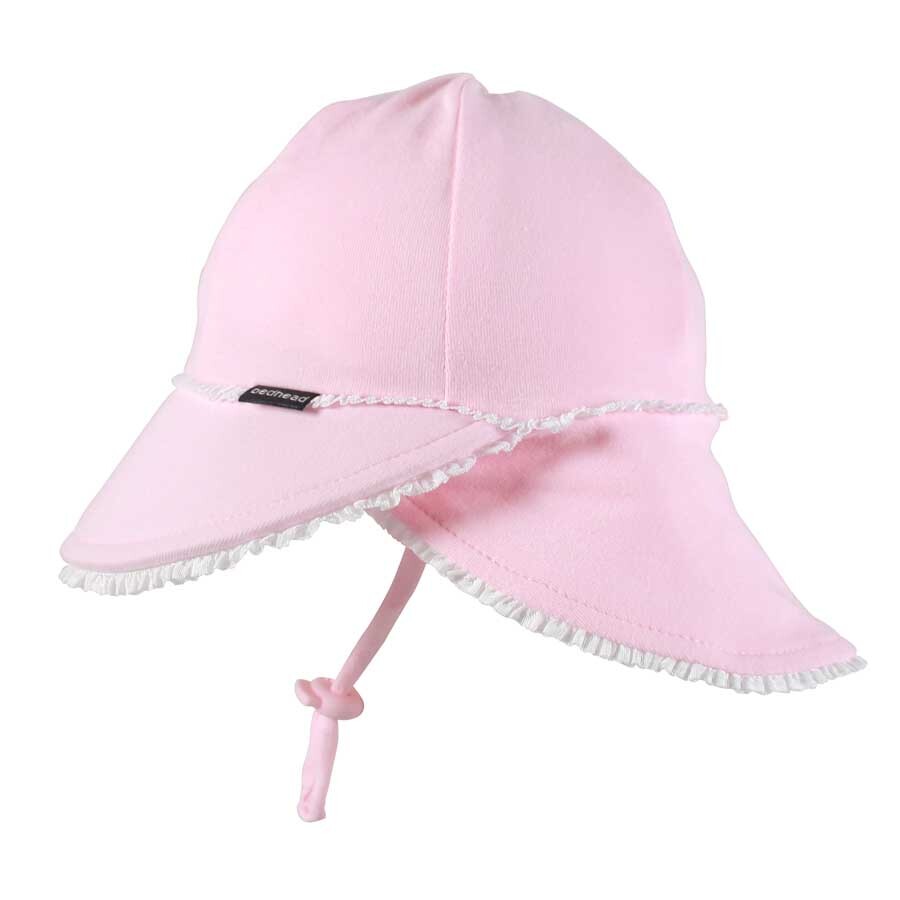 Legionnaire Hat with Ruffle Trim Blush Adoreu Baby Shop Launceston Tasmania Bedhead Hats