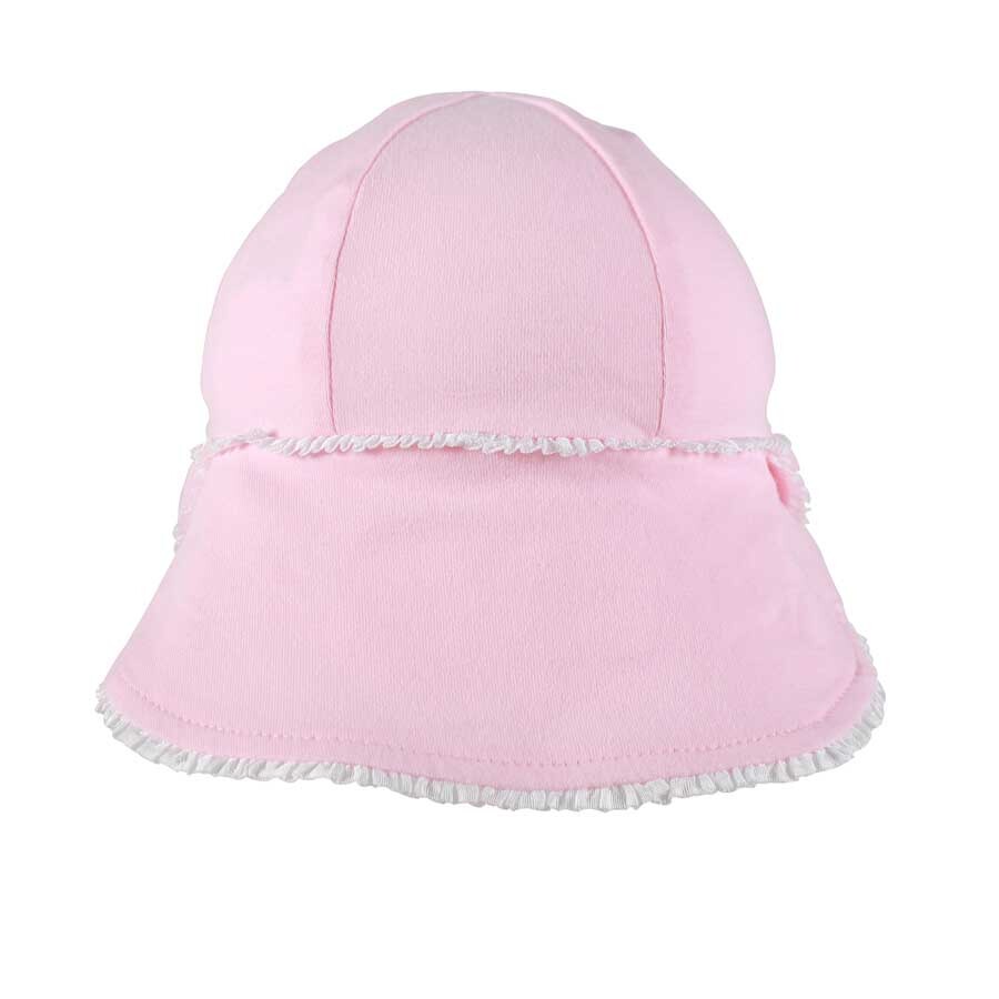 Legionnaire Hat with Ruffle Trim Blush Adoreu Baby Shop Launceston Tasmania Bedhead Hats