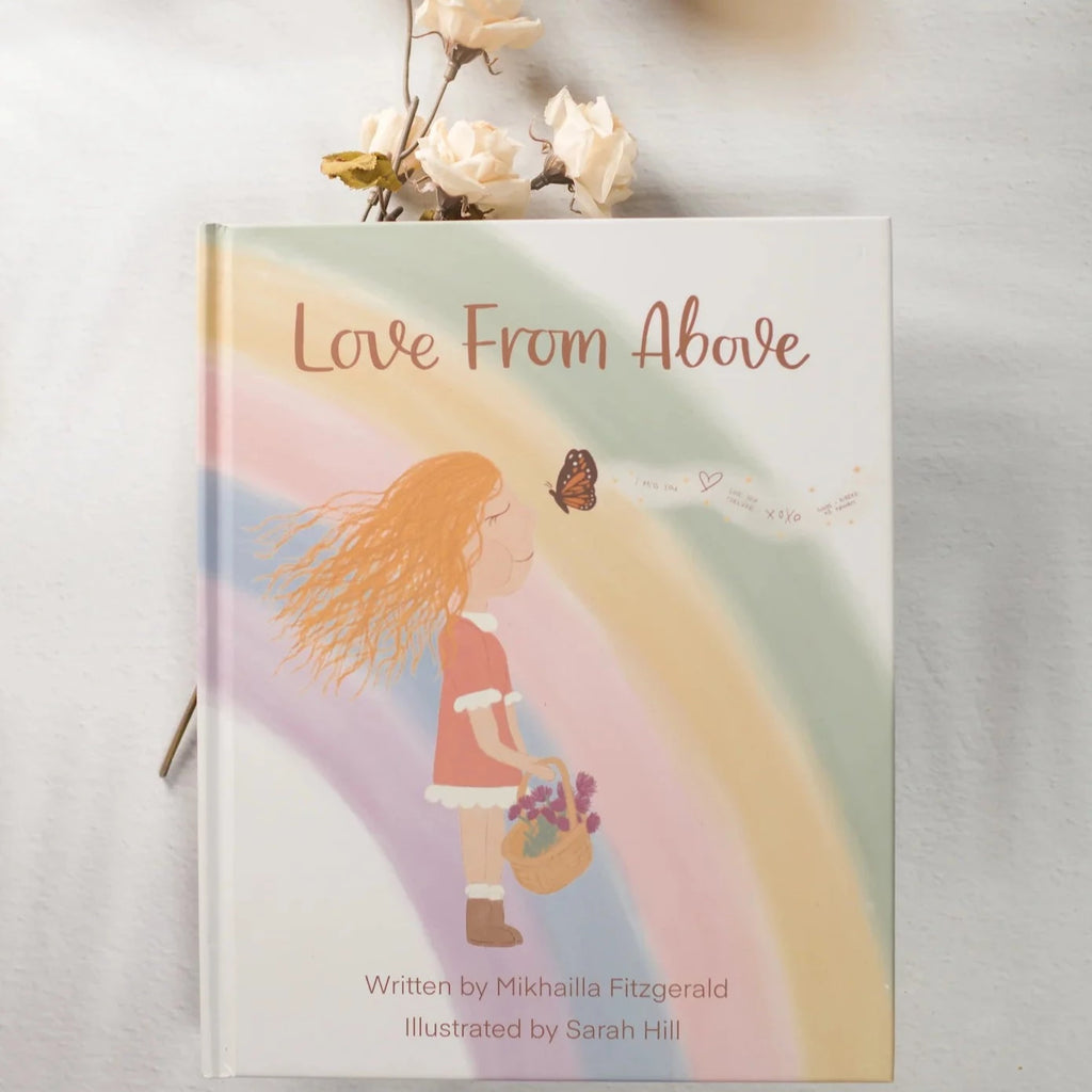 Love from above angel baby memorial book Adoreu Baby shop Launceston Tasmania