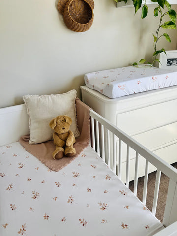 Addison | Cot Sheet | Mini & Me – adoreu baby Launceston