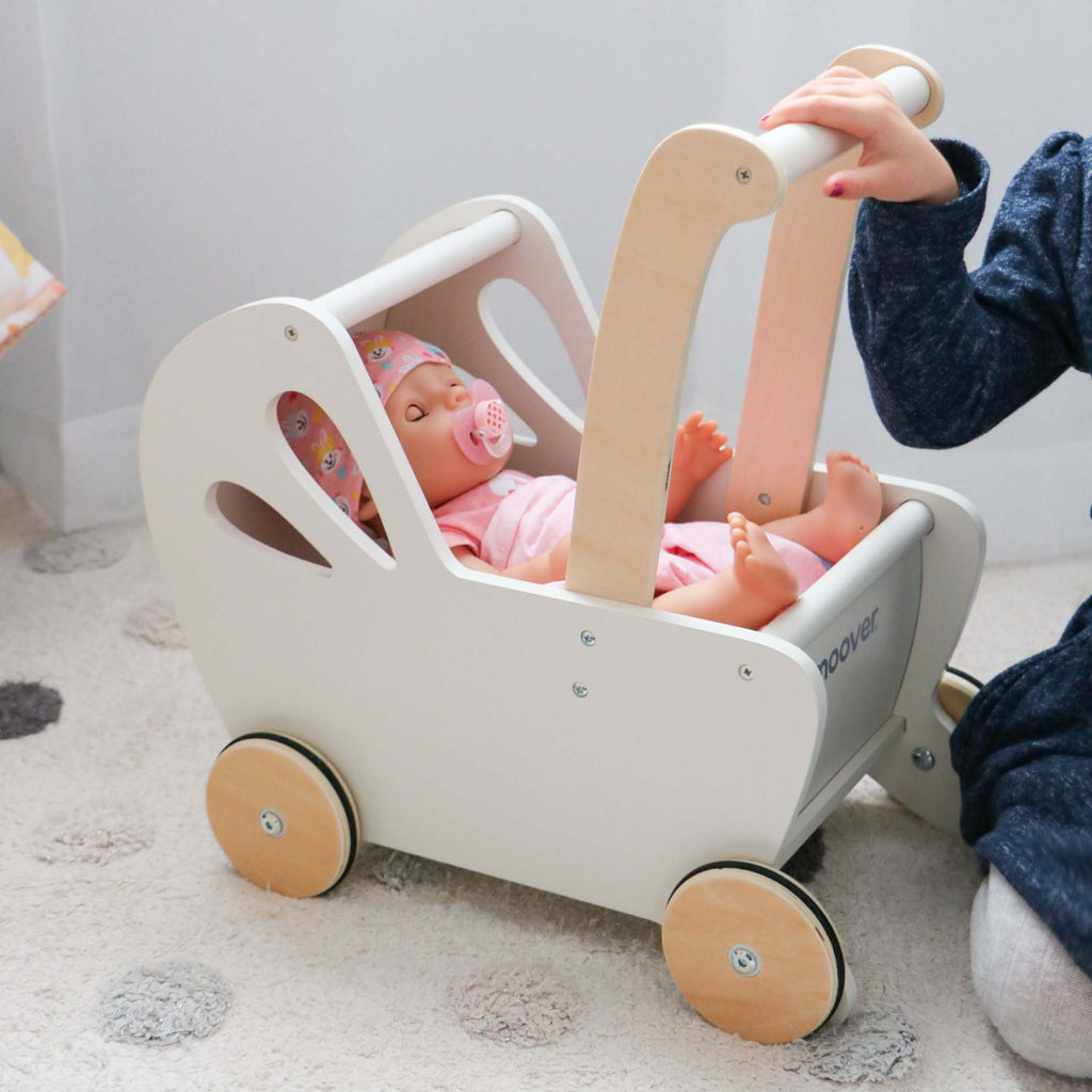 Essentials Dolls Pram Off White Activity Toy by Moover Adoreu Baby Shop Launceston Tasmania Danish By Design
