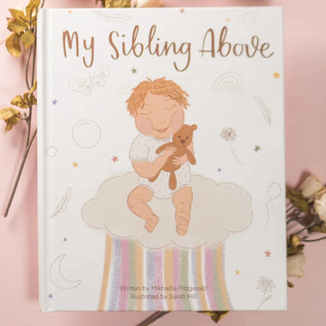 My Sibling  above angel baby memorial book Adoreu Baby shop Launceston Tasmania