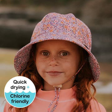 Ponytail Swim Bucket hat Valencia Adoreu Baby Shop Launceston Tasmania Bedhead Hats