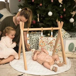 Luxe Beechwood Play Gym and Accessories Heart Adoreu Baby Launceston Tasmania Wild Indiana