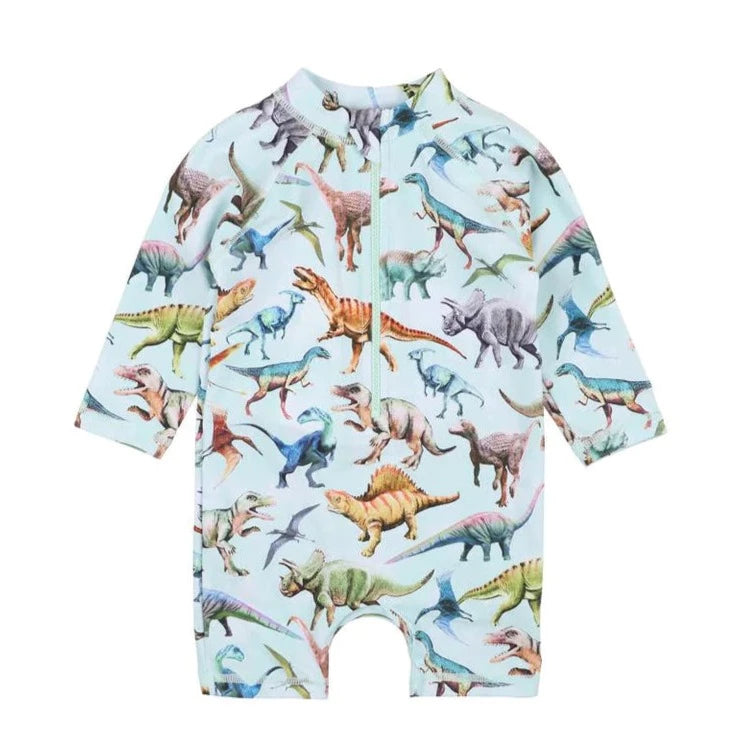 Rex Print Long Sleeve Sunsuit Bebe Adoreu Baby Shop Launceston Tasmania Minihaha