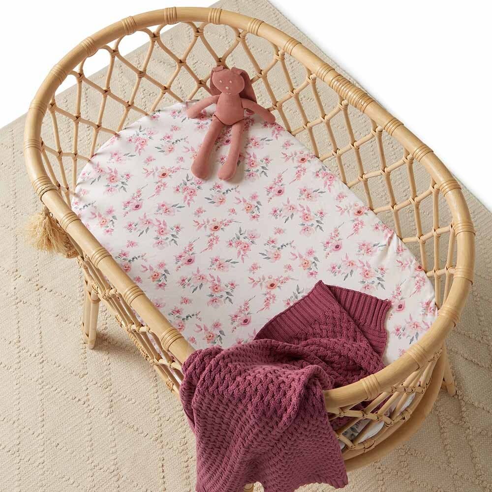 Diamond Knit Organic Cotton Baby Blanket Mauve Adoreu Baby Shop Launceston Tasmania Snuggle Hunny