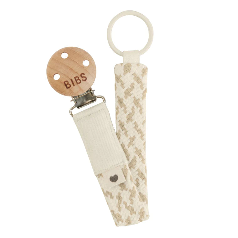 Pacifier Clip Ivory Vanilla BIBS Adoreu Baby Shop Launceston Tasmania
