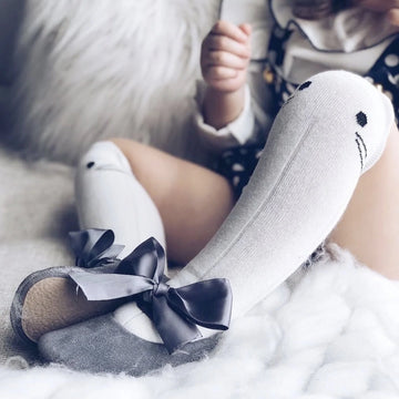 Knee High Kitten Sox White Adoreu Baby Shop Launceston Tasmania Sole Sox