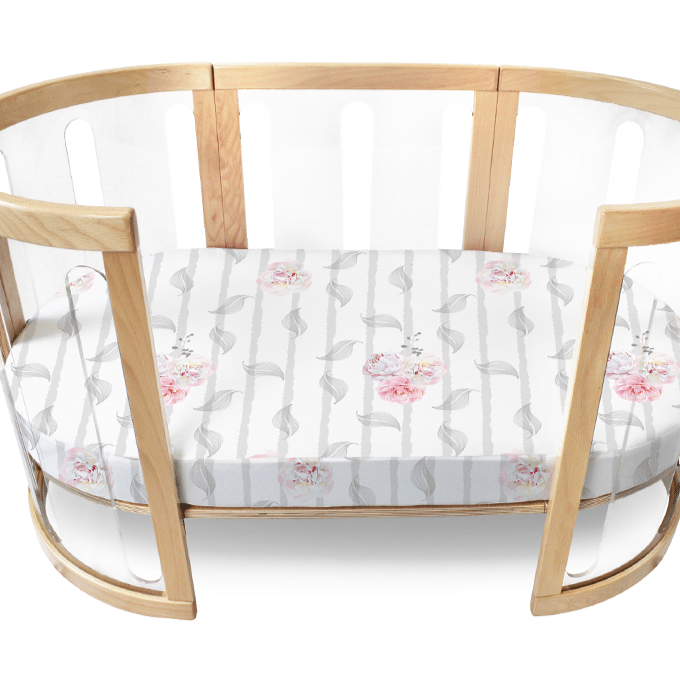 oval cot sheet - adoreu baby launceston baby shop