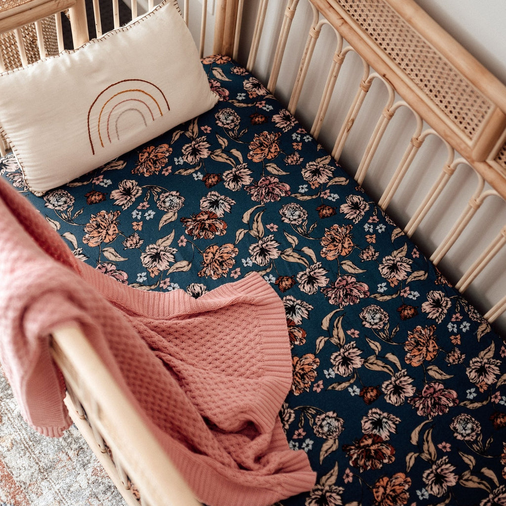 Belle Fitted Baby Cot Sheet Adoreu Baby Shop Launceston Tasmania Snuggle Hunny