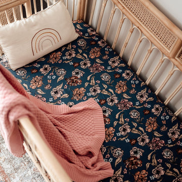 Belle Fitted Baby Cot Sheet Adoreu Baby Shop Launceston Tasmania Snuggle Hunny