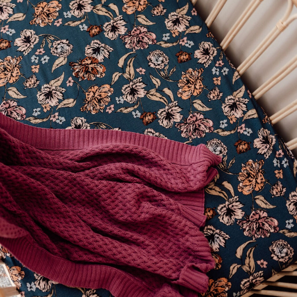 Belle Fitted Baby Cot Sheet Adoreu Baby Shop Launceston Tasmania Snuggle Hunny