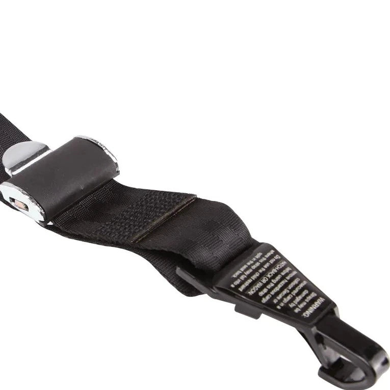 Baby car seat extension strap clearance