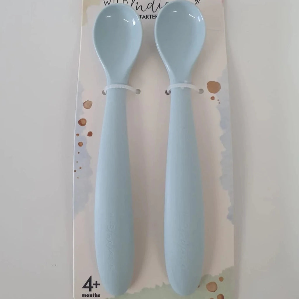 Starter Spoon Pack 2 Various Colours Adoreu Baby Launceston Tasmania Wild Indiana