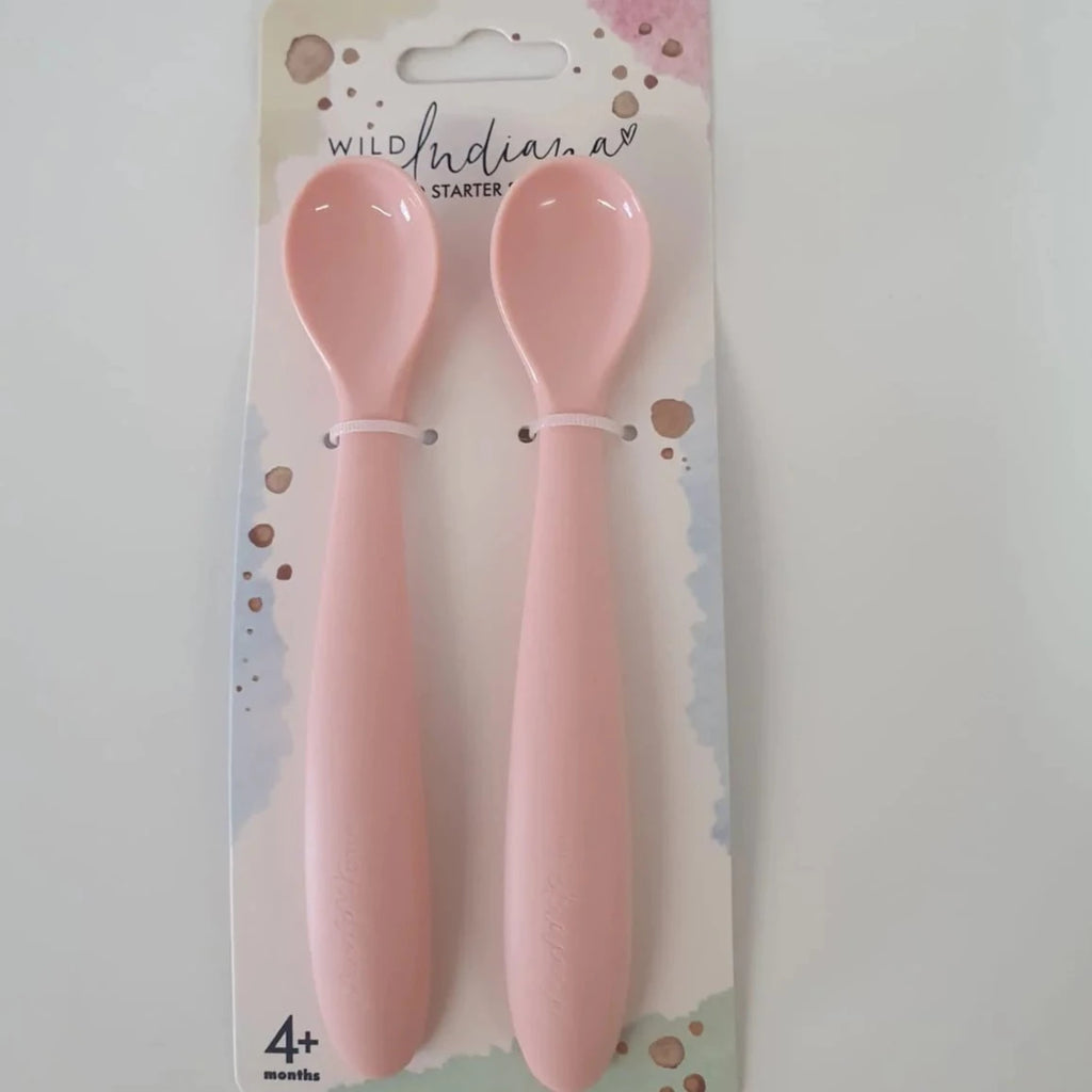 Starter Spoon Pack 2 Various Colours Adoreu Baby Launceston Tasmania Wild Indiana