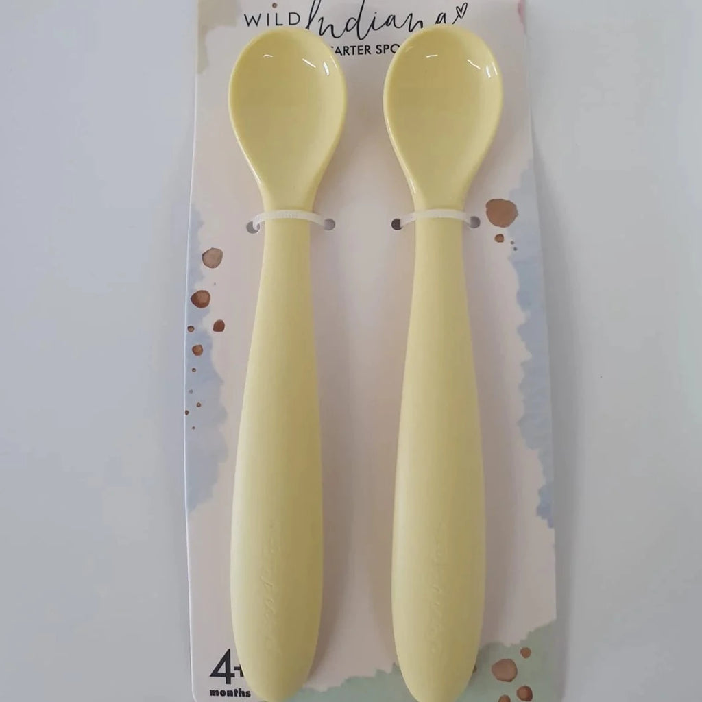 Starter Spoon Pack 2 Various Colours Adoreu Baby Launceston Tasmania Wild Indiana
