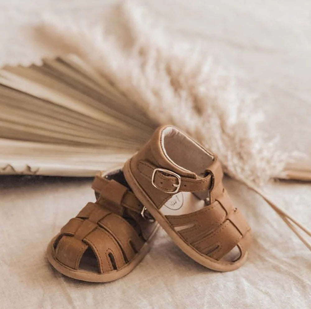 Baby leather sandals 2025